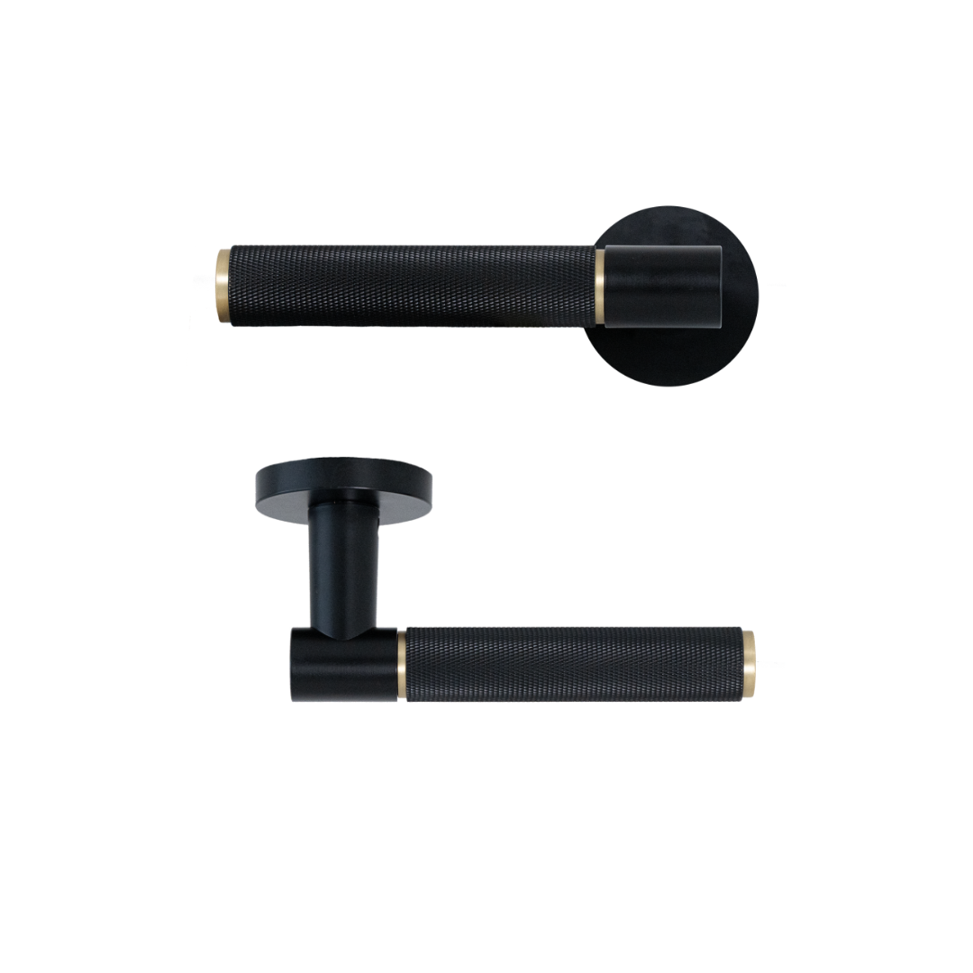 Tory Matt Black Internal Door Handle Sets