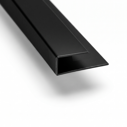 UV Marble Sheet Start / End Trim, edge trim for finishing the start and end of UV marble wall panels