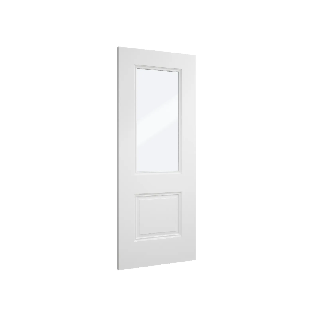 NM32G Frosted White Internal Door Pre Finished