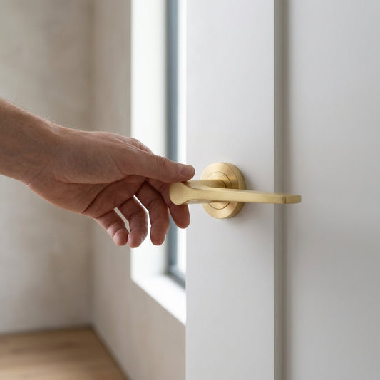Vienna Door Internal Satin Brass Handle