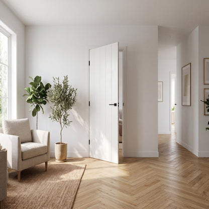WC11 Cottage Style White Internal Door Lifestyle