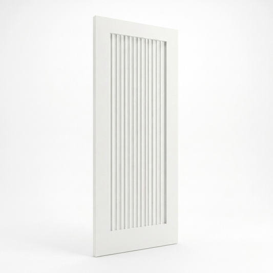 WC15SR White Shaker Internal Door — Fluted