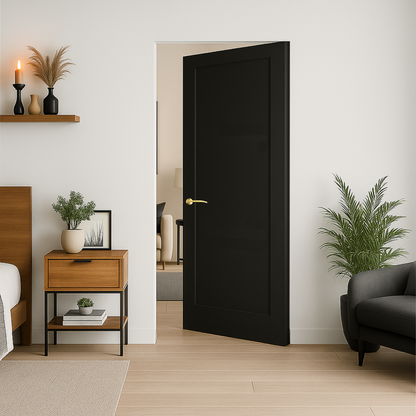 Black Shaker Premium Primed Internal Door WC15