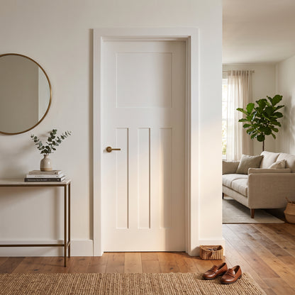 WC18 1930s Style White Internal Door Main Image
