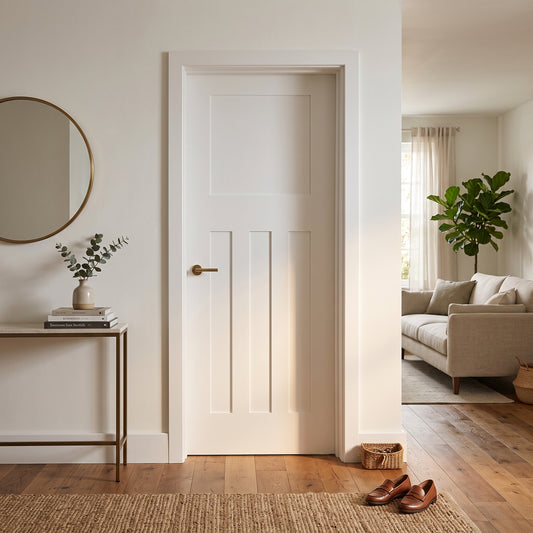WC18 1930s Style White Internal Door Main Image