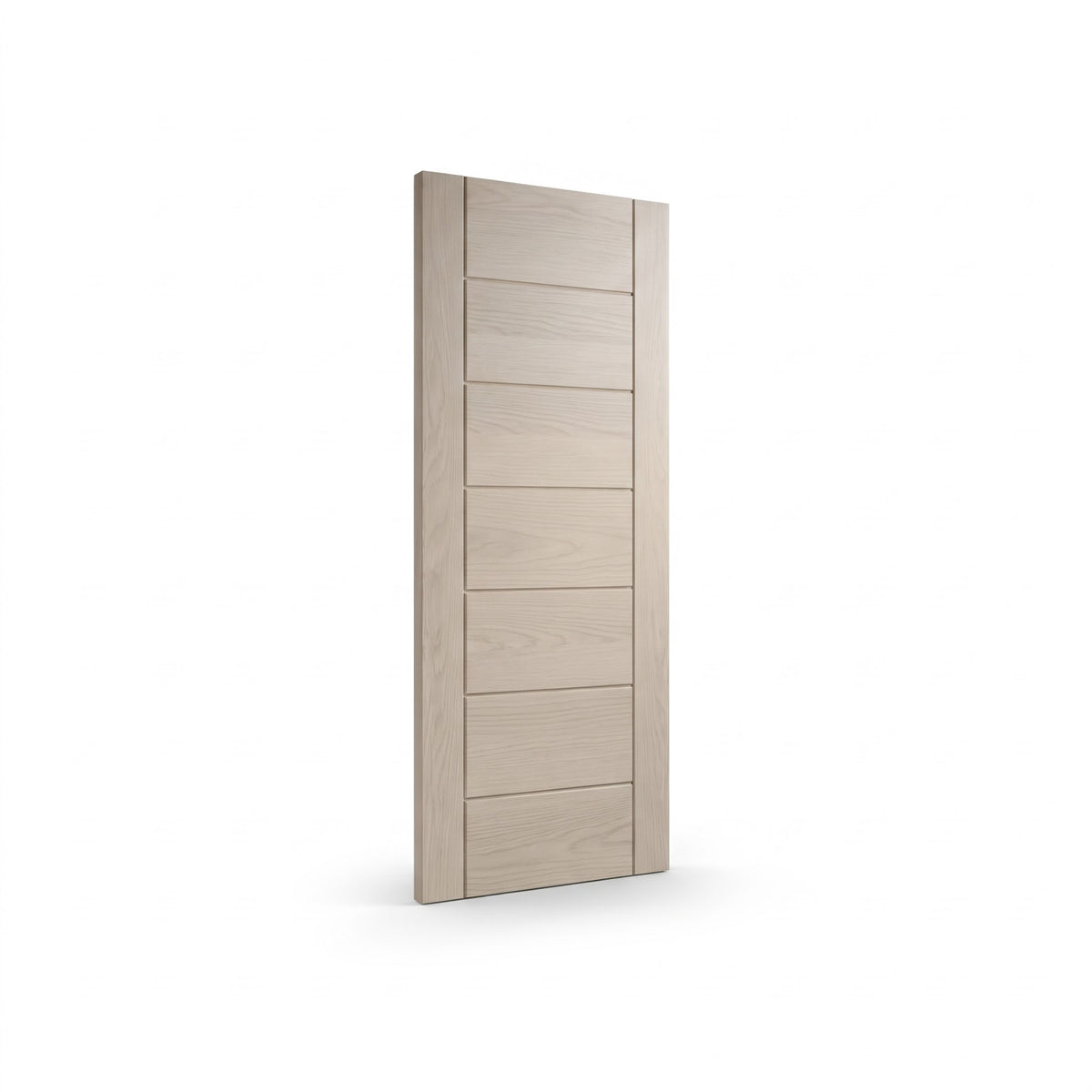 WC19 whitewashed oak internal door, second view