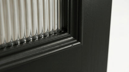 Upclose Reeded Glass View 