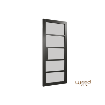 WC41GT Tinted Urban Style Premium Primed Black Mayfair Internal Door Crittal Style