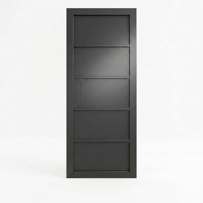 WC41 Solid Black Internal Door — Urban Style Mayfair