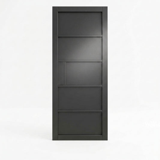 WC41 Solid Black Internal Door — Urban Style Mayfair