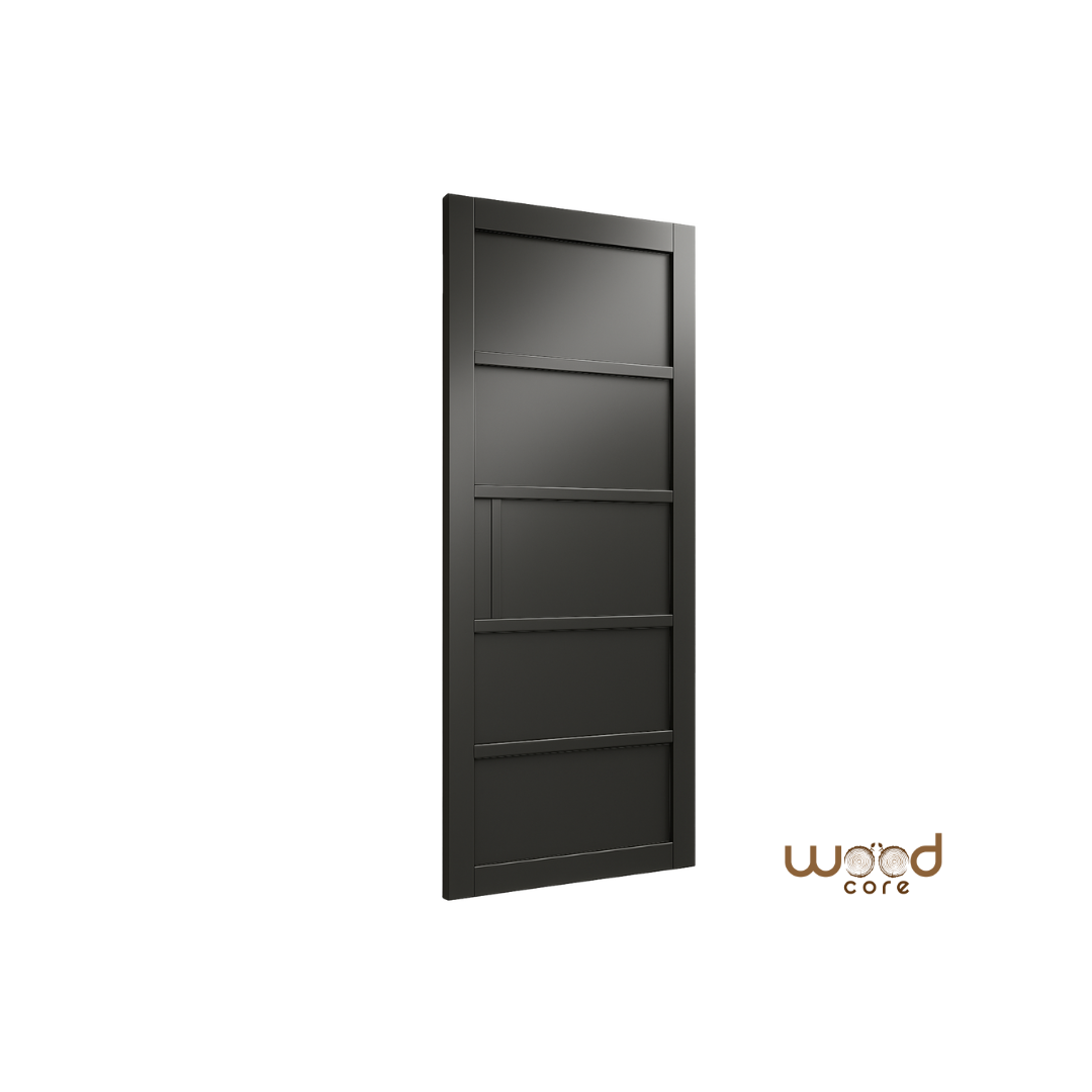 WC41 Solid Urban Style Premium Primed Black Mayfair Door