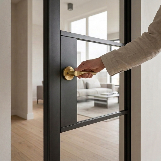 WC44GC Premium Primed Black Internal Door Lifestyle
