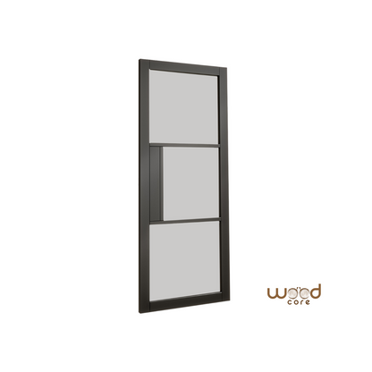 WC44GT Tinted Glass Urban Style Premium Primed Black Mayfair Internal Door Crittaly Style