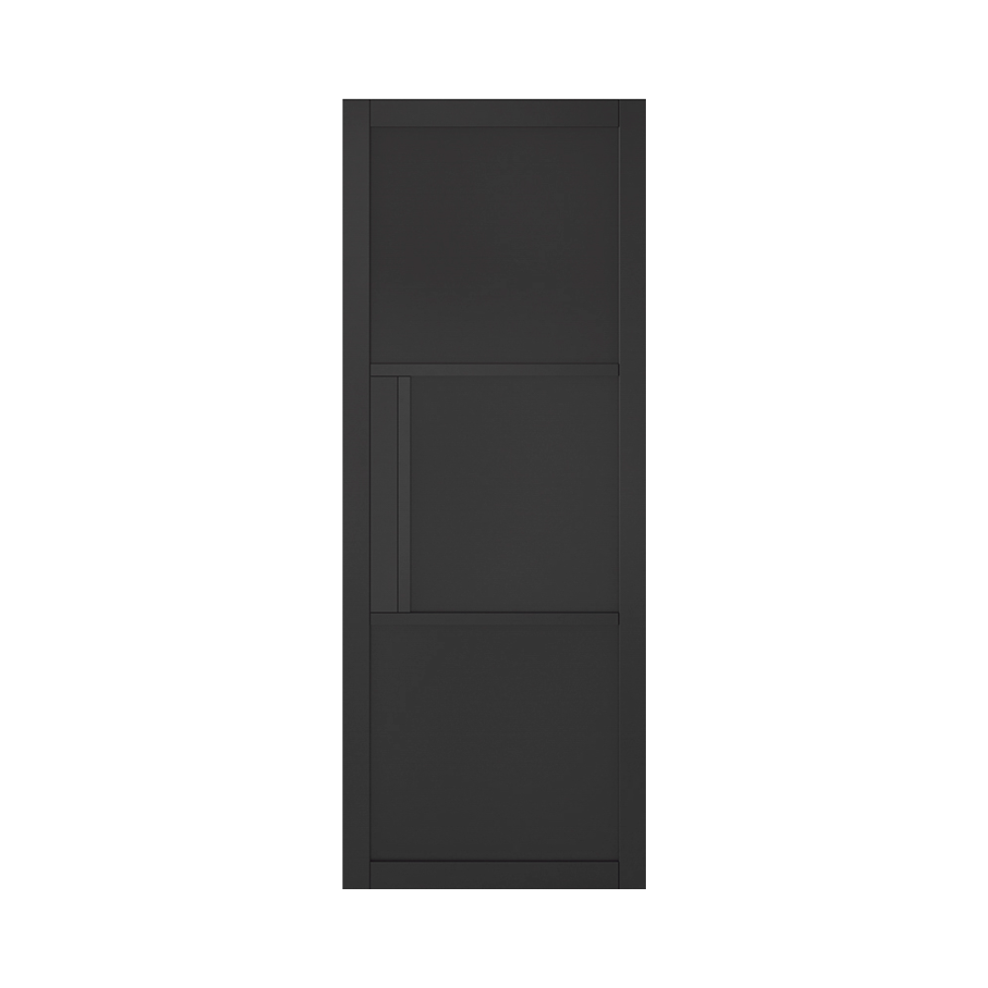 WC44 Premium Primed Black Mayfair Door Crittal Style