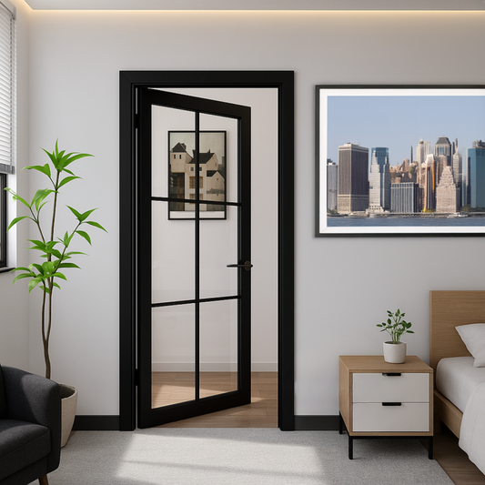 WC46GC Urban Style Premium Primed Black Mayfair Internal Door