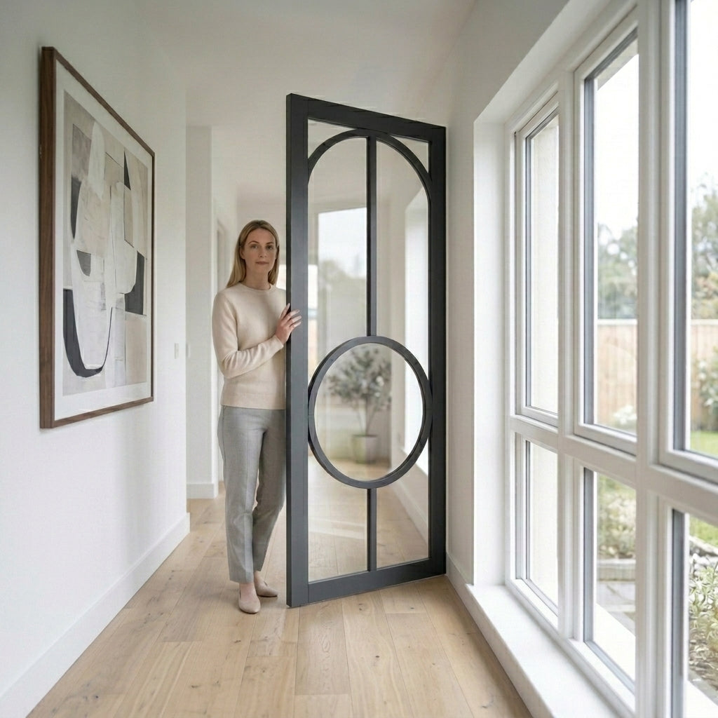 WC48GC Premium Primed Black Mayfair Door Lifestyle