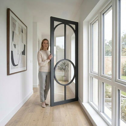 WC48GC Premium Primed Black Mayfair Door Lifestyle