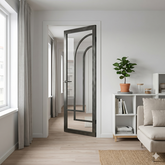 WC49GC Premium Primed Black Mayfair Door
