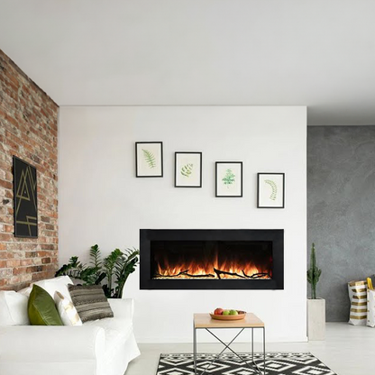 Firewave wall mounted electric fire - lifestyle