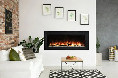 Firewave wall mounted electric fire - flame detail