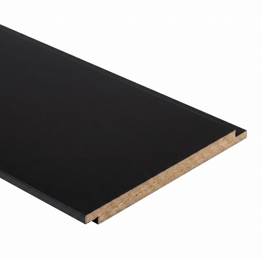 Wall paneling ship lap black finished - boards