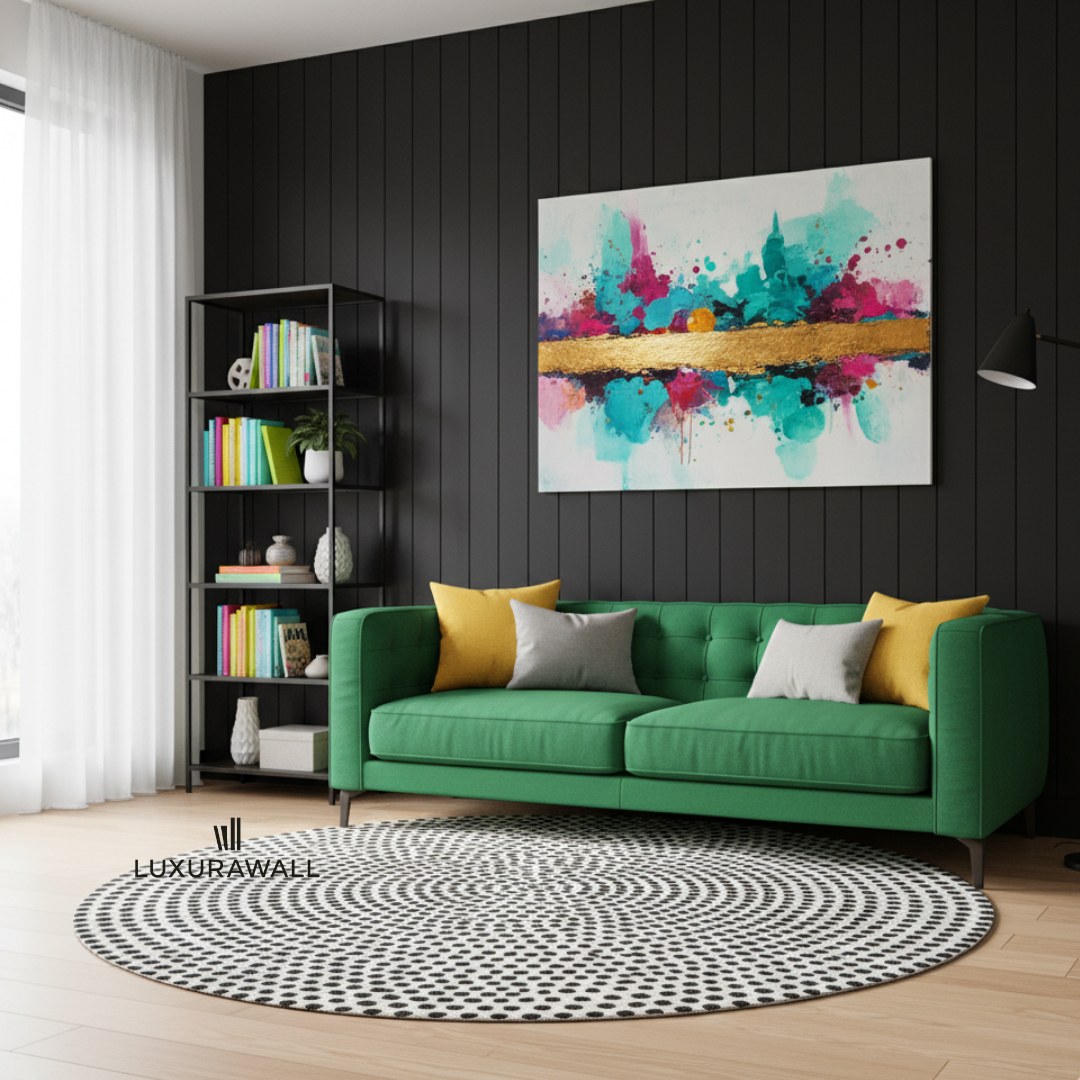 Wall Paneling Ship Lap Black Finished