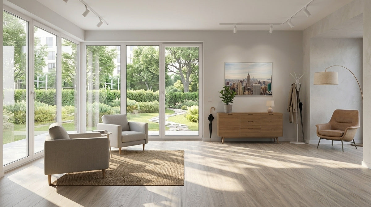 Washed Oak SPC Waterproof Flooring - lifestyle image 3