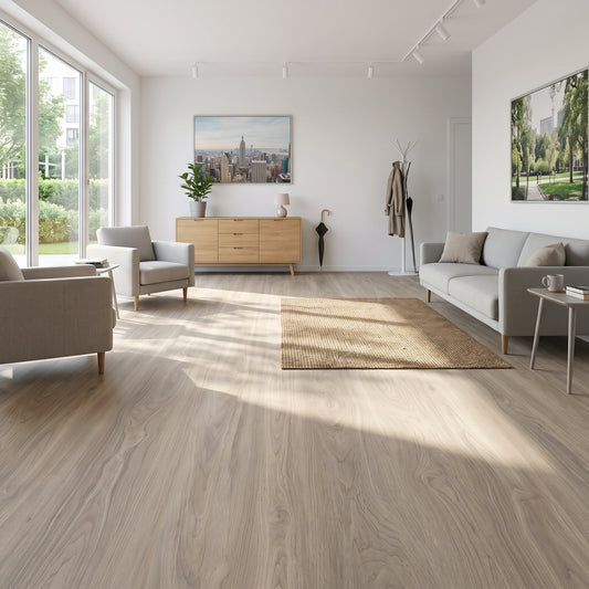 Washed Oak SPC flooring - main image