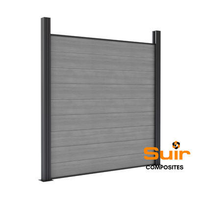 Composite fencing collection stone grey - main image