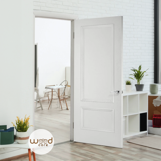 White Internal Door 2 Panel Raised Moulding WR2 Deanta