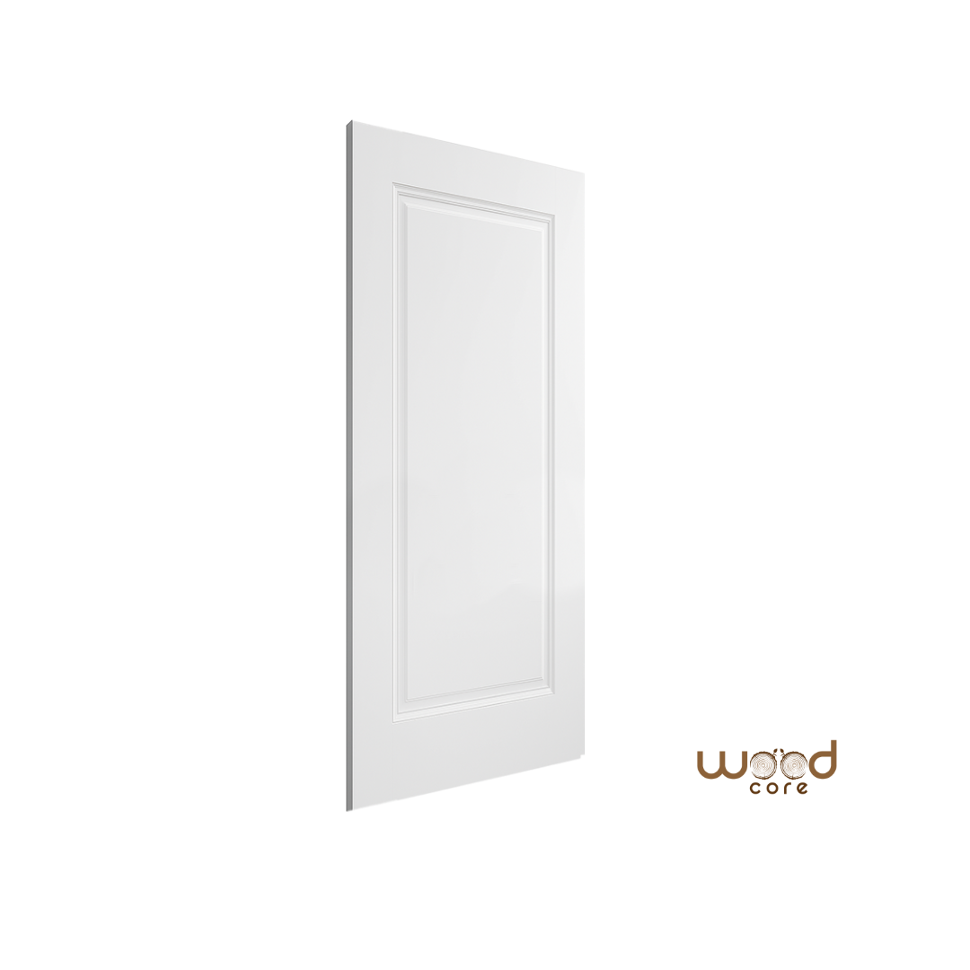 1 Panel Victorian Style Primed White Internal Door WC23