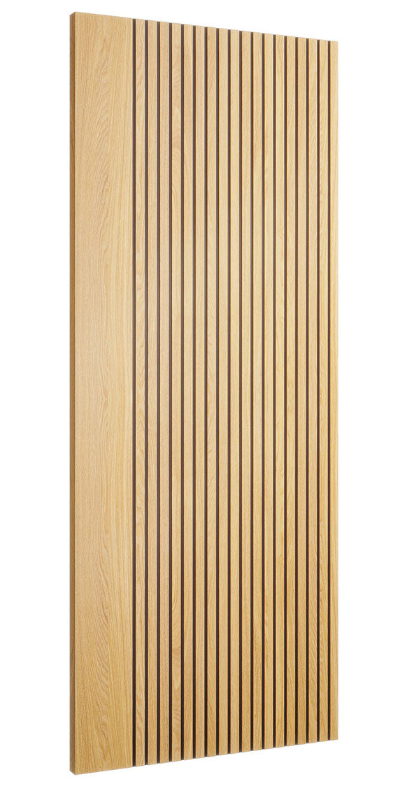 Slatted Style Oak Internal Door NM34