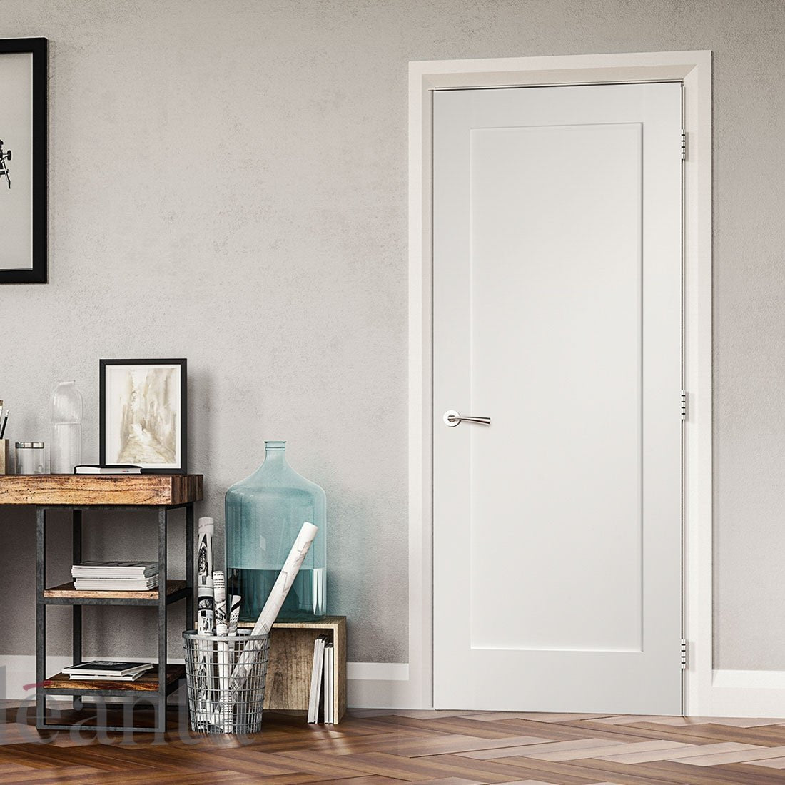 Shaker White Internal Door NM5 – BPM SUPPLIES