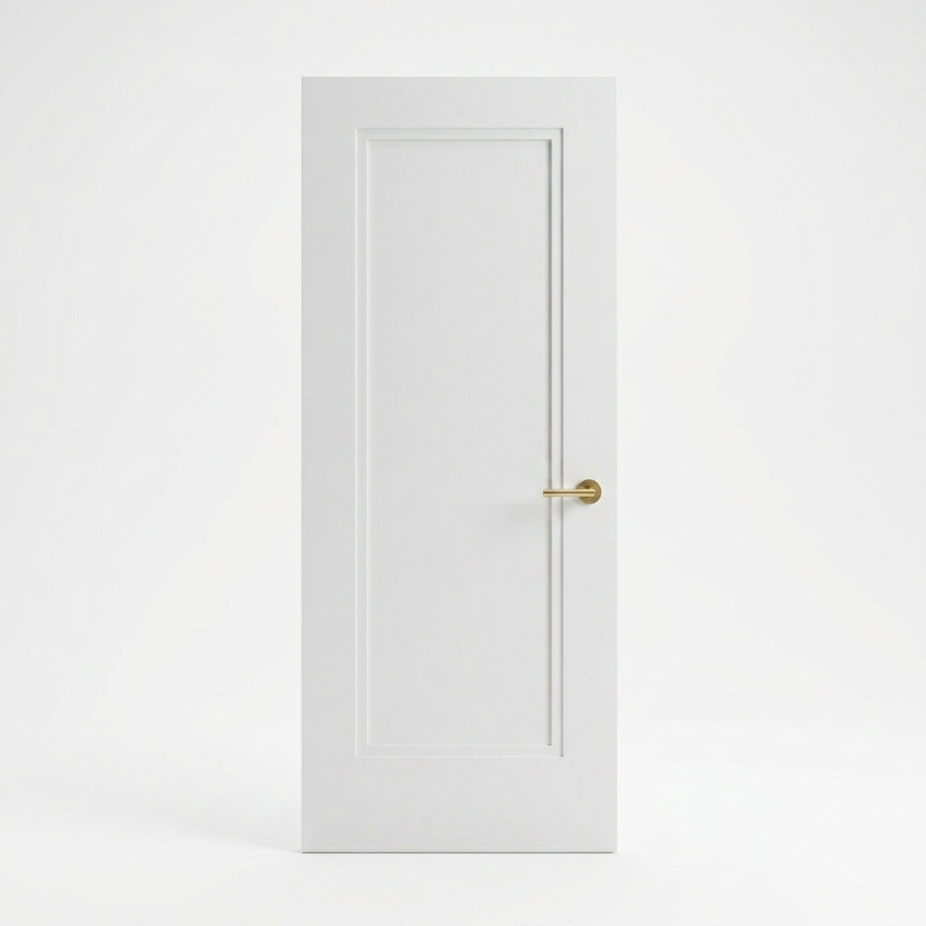 Stepped Moulding White Primed Internal Wooden Door WC21