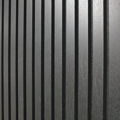 Slat Acoustic Wall Paneling Black