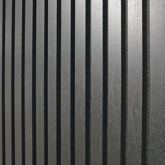 Slat Acoustic Wall Paneling Black