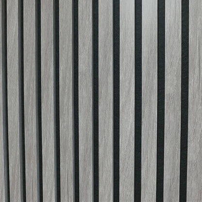 Slat Acoustic Wall Paneling Grey