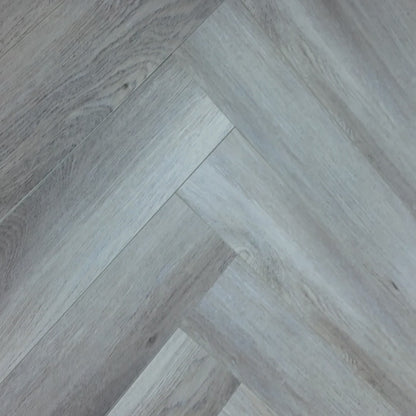 Driftwood Oak Herringbone Laminate Flooring 12mm