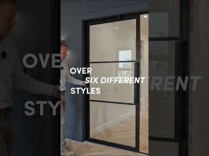 Steel Black Urban Style Internal Door Porto