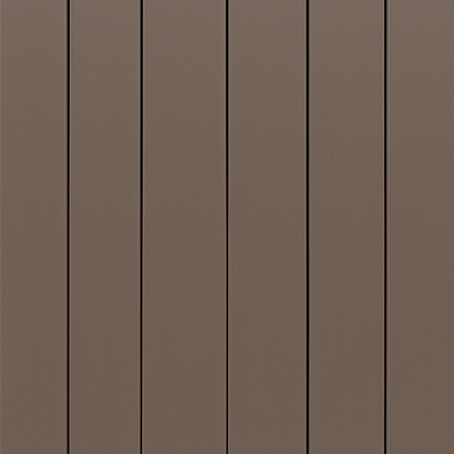 Composite decking mocha - close-up profile
