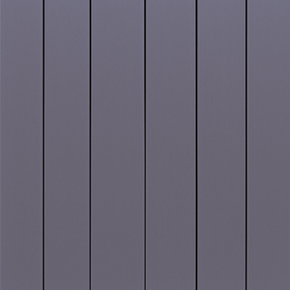 Composite decking stone grey - close-up profile