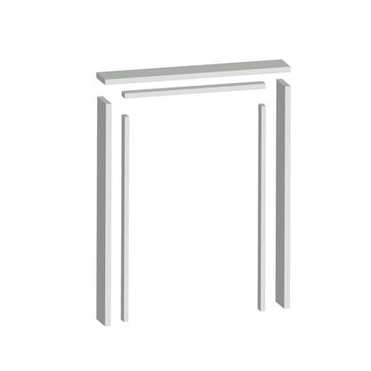 Internal primed white door frame liner and door stop - main image