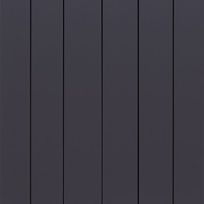 Composite decking charcoal - close-up profile