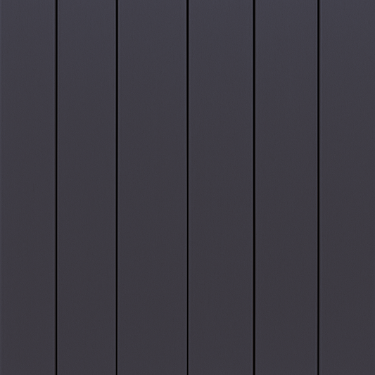 Composite decking charcoal - close-up profile