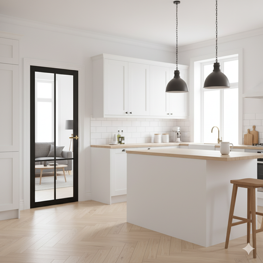 WC45GC Urban Style Premium Primed Black Mayfair Internal Door