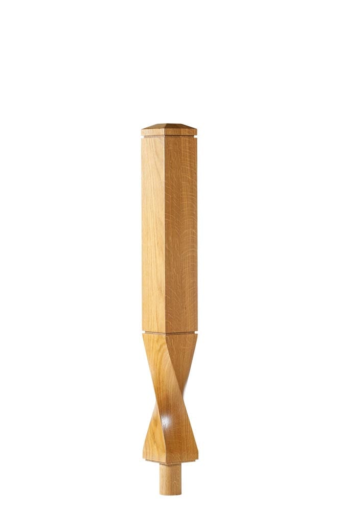Milano newel post - double square