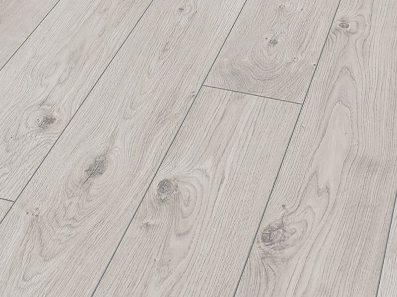 MAMMUT LONG PLANK EVEREST OAK WHITE LAMINATE FLOORING AC5