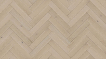 Mountain Chalk Oak Herringbone 90mm