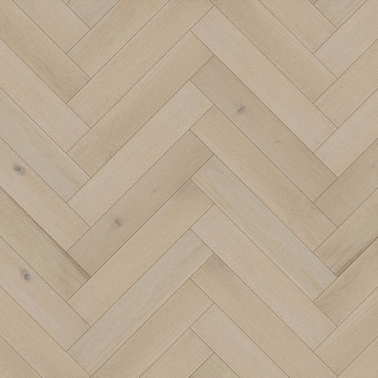 Mountain Chalk Oak Herringbone 90mm