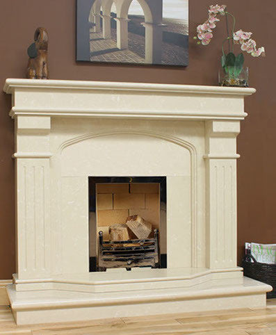 Bridge Marble Fireplace